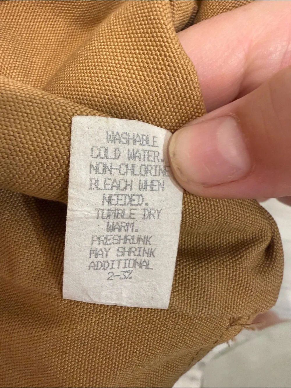 Filson Style 10493 Hunting Field Vest XL Tan Canvas Made USA Cotton Button
